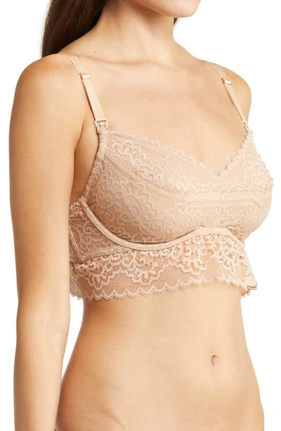 The Dairy Fairy Ayla Underwire Nursing & Hands Free Pumping Bra In Seashell