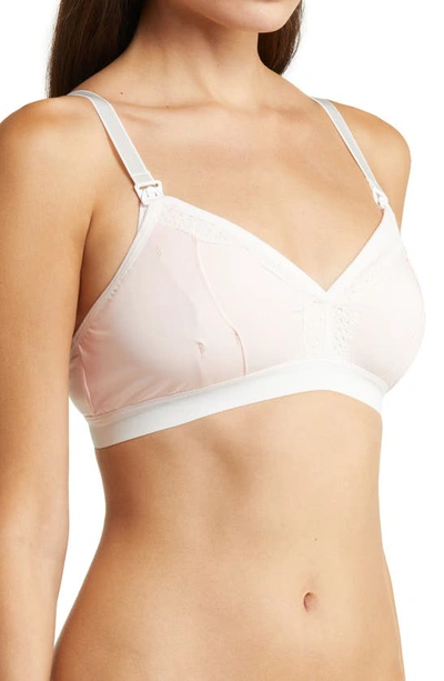 The Dairy Fairy Rose 2.0 Wireless Nursing & Hands-free Pumping Bra In Blush