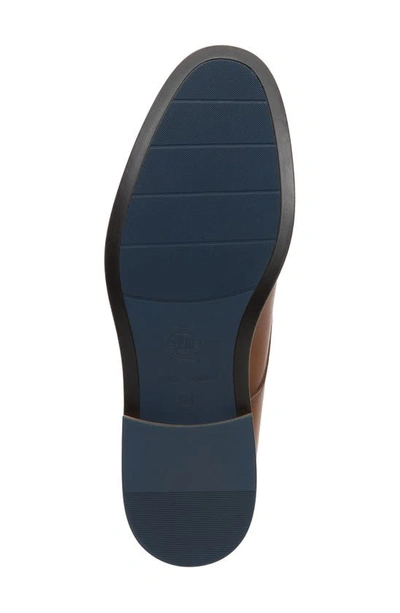 Vince Camuto Lyre Leather Derby In Cognac/brown Shhgrg
