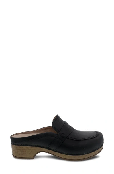 Shop Dansko Bel Loafer Mule In Black