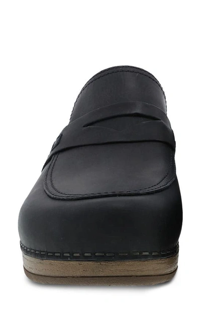 Shop Dansko Bel Loafer Mule In Black