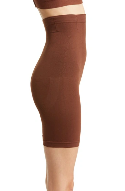 Shapermint High Waist Shaper Shorts In Chocolate
