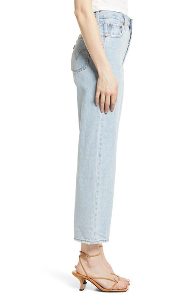 Shop Levi's Ribcage Straight Leg Ankle Jeans In Ojai Shore