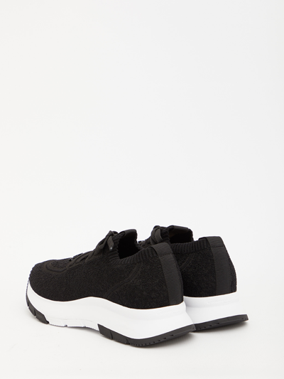 Shop Gianvito Rossi Glover Sneakers In Black