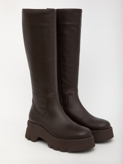 Shop Gianvito Rossi Montey Boots In Brown