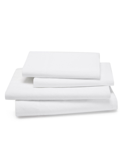 Shop Kassatex Lorimer Queen Flat Sheet In White