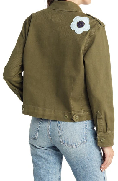 Shop Rails Tuli Organic Cotton Blend Military Jacket In Olive