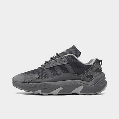 Adidas Originals Adidas Men's Originals Zx Boost Casual Shoes In Black/solid Gray/gray Three | ModeSens