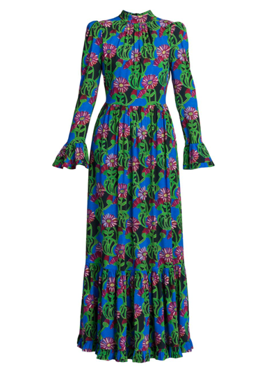 Shop La Doublej Women's Visconti Maxi Dress In Gerber
