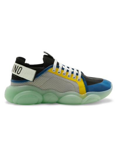 Shop Moschino Men's Chunky Colorblock Bubble Sneakers In Fantasy Color