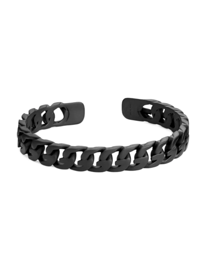 Shop Givenchy Men's G Chain Bangle Bracelet In Black