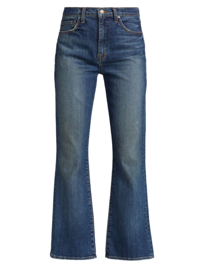 Shop Nili Lotan Women's Bootcut Mid-rise Jeans In Classic Wash