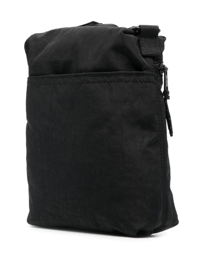Shop Ami Alexandre Mattiussi Logo Messenger Bag In Black