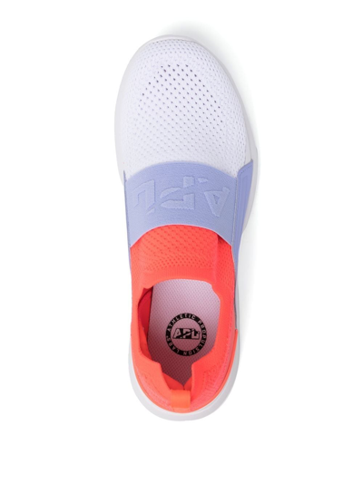 Shop Apl Athletic Propulsion Labs Techloom Bliss Slip-on Sneakers In White