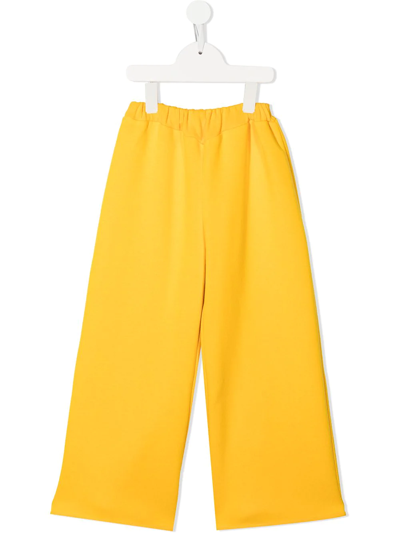 Shop Eshvi Straight-leg Trousers In Yellow