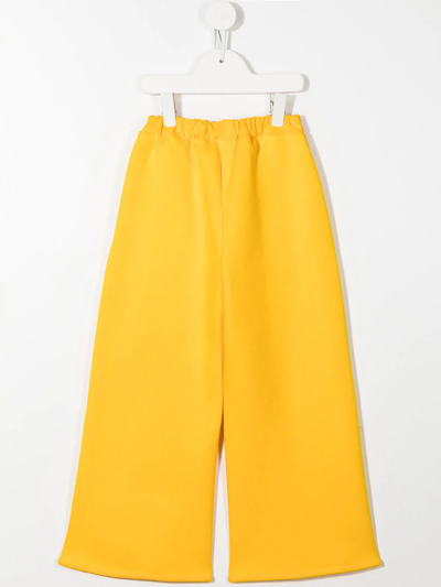 Shop Eshvi Straight-leg Trousers In Yellow