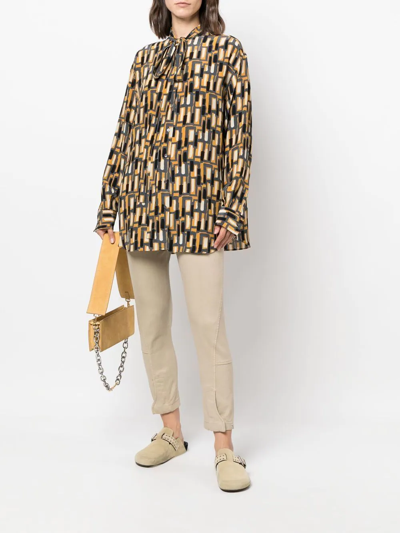 Aspesi High-waisted Wool Trousers In Neutrals