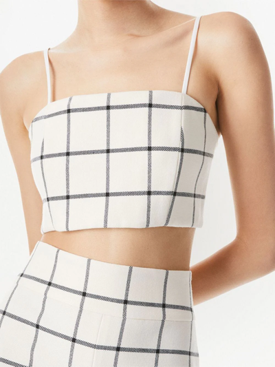 Shop Alice And Olivia Pearle Crop Top In White