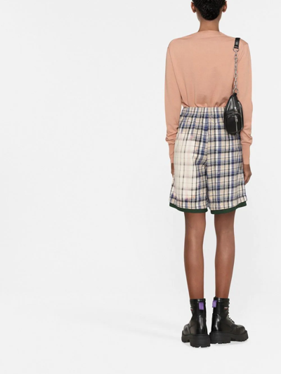 Vivienne Westwood Orb-logo Embroidery Cotton-cashmere Jumper In Neutrals