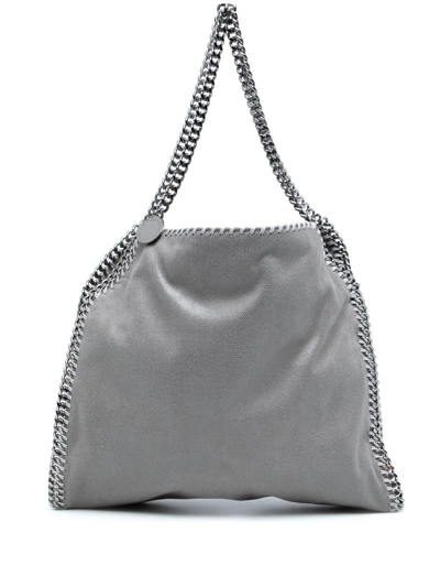 Shop Stella Mccartney Falabella Tote Bag In Grey