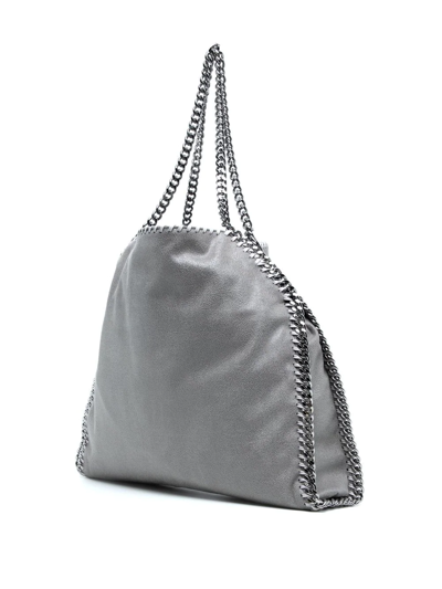 Shop Stella Mccartney Falabella Tote Bag In Grey