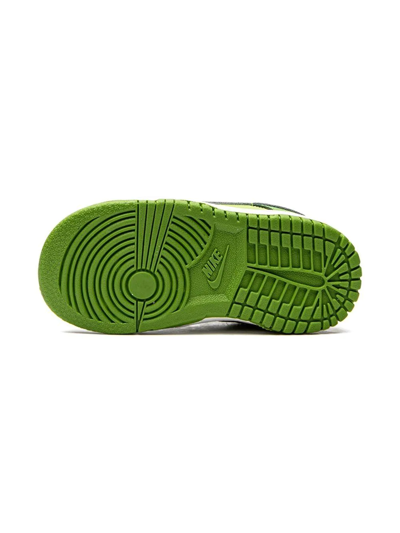 Shop Nike Dunk Low "chlorophyll" Sneakers In Green