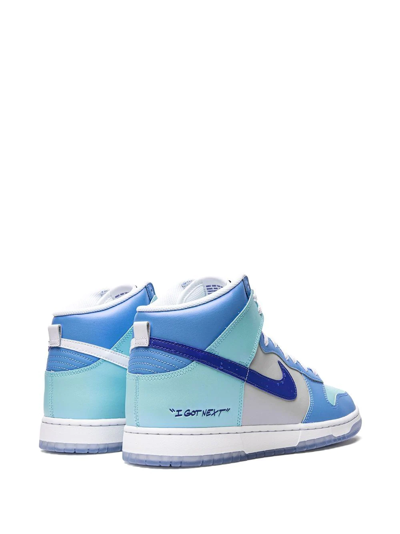 Shop Nike Dunk High "i Got Next" Sneakers In Blue