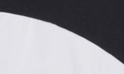Shop Moncler Barcena Colorblock Down Jacket In White/ Black