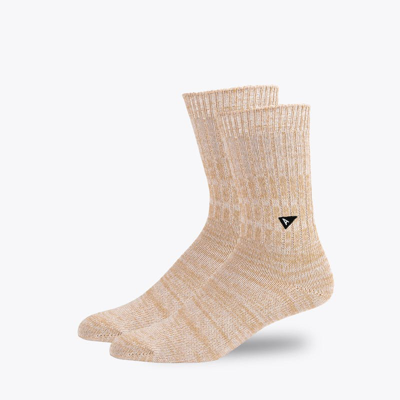 Shop Arvin Goods Casual Sock In Brown