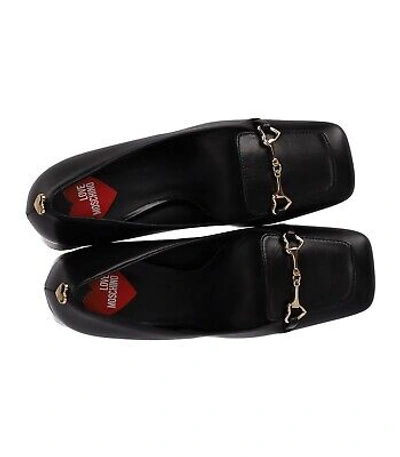 Pre-owned Moschino Love  Schwarz Pumps Damen