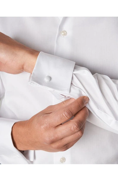 Eton Contrast Contemporary-fit Cotton Dress Shirt In White
