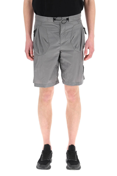 A-cold-wall* A Cold Wall Portage Nylon Shorts In Grey