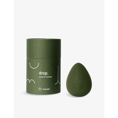 Shop Maude Drop Silicone External Body Vibrator In Green
