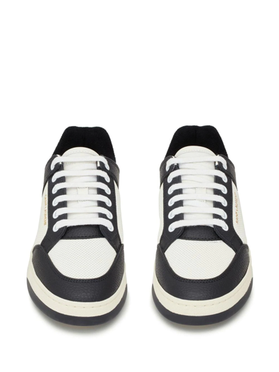 Shop Saint Laurent Sl/61 Low-top Sneakers In White