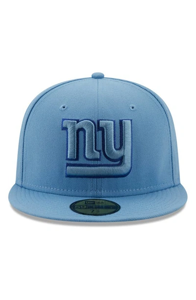 New York Giants New Era 75 Years The Pastels 59FIFTY Fitted Hat - Light Blue