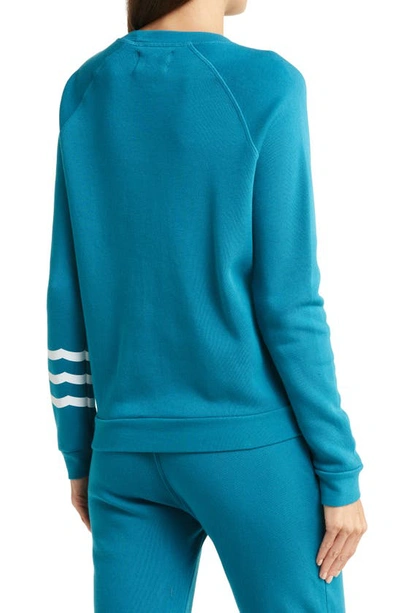 Shop Sol Angeles Essential Pullover In Teal