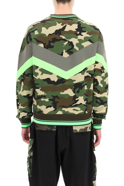 Shop Dolce & Gabbana Camouflage Print Sweatshirt In Multicolor