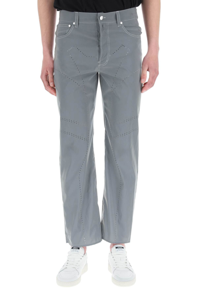 Shop 032c Reflective Pants In Grey