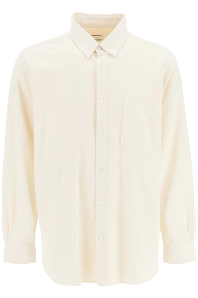 Shop Closed Cotton Twill Shirt In White