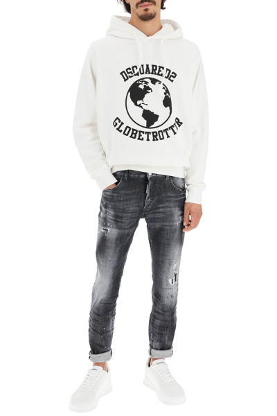 Globetrotter Hoodie In White