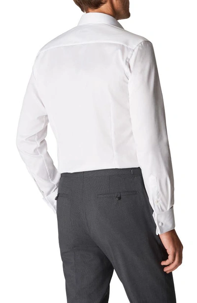 Eton Slim Fit Signature Twill Dress Shirt In White