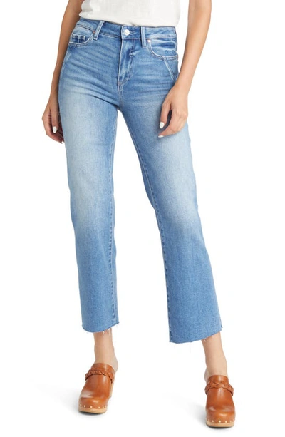 Shop Paige Colette High Waist Crop Relaxed Flare Jeans In Robles Distressed