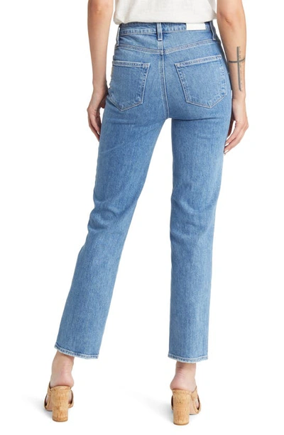 Shop Paige Colette High Waist Crop Relaxed Flare Jeans In Robles Distressed