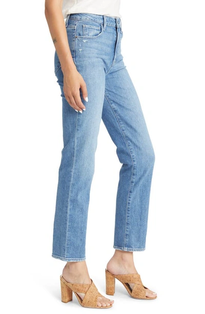 Shop Paige Colette High Waist Crop Relaxed Flare Jeans In Robles Distressed