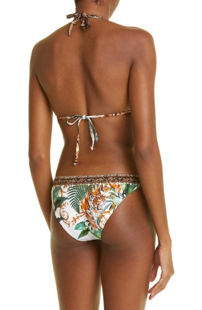 Shop Camilla Easy Tiger Two-piece Swimsuit In Tiger Trap