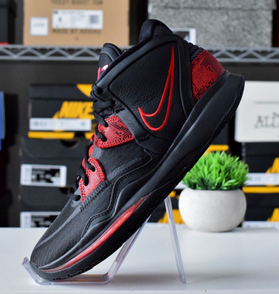Pre-owned Nike Kyrie Infinity Basketball Shoes Black Red Bred Men's Size  Cz0204-004 | ModeSens