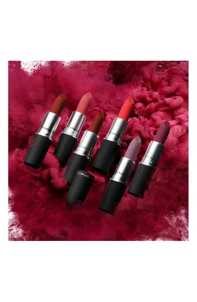 Shop Mac Cosmetics Powder Kiss Lipstick In P For Potent