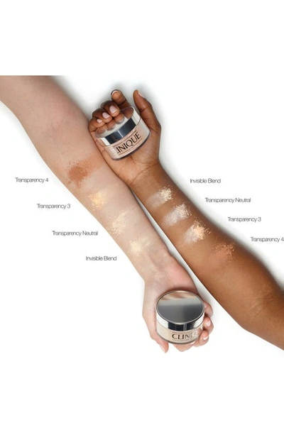 Clinique Blended Face Powder And Brush In Transparency 3