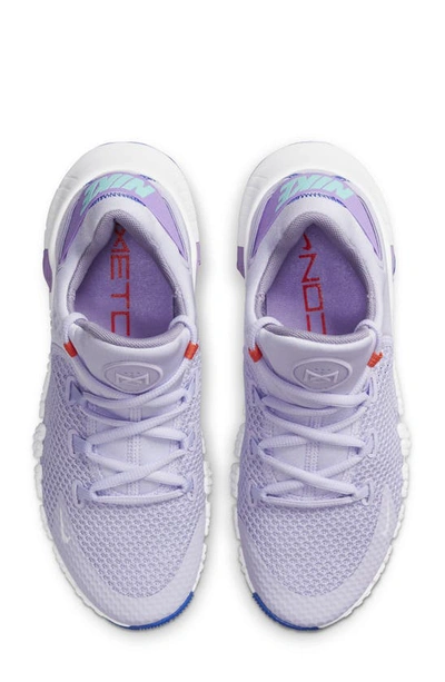 Shop Nike Free Metcon 4 Training Shoe In Violet/ Lilac/ White