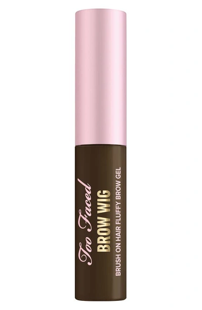 Shop Too Faced Brow Wig Brush On Brow Gel In Espresso